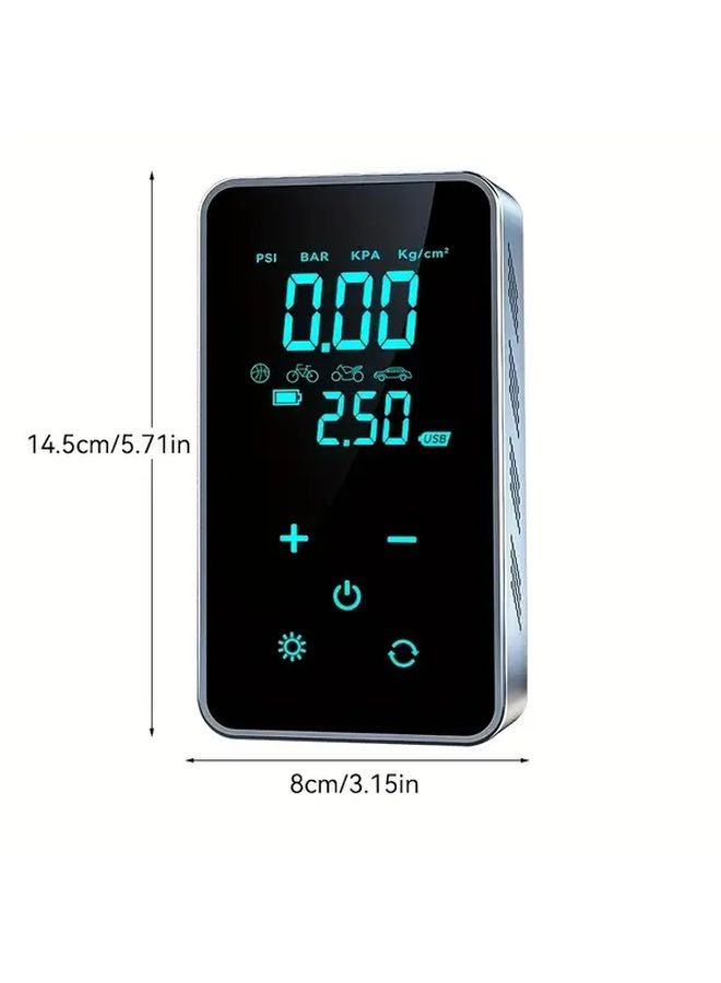Portable Car Air Pump Inflator Quick Inflation Compact Easy Storage Travel Emergency - Image 2